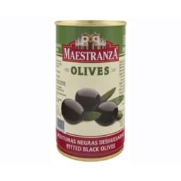 MAESTRANZA Aceitunas negras deshuesadas lata 150 gr.