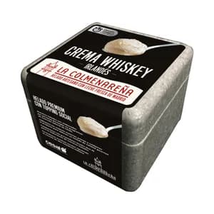 LA COLMENAREÑA Tarrina de helado artesano de crema de whiskey 500 ml.