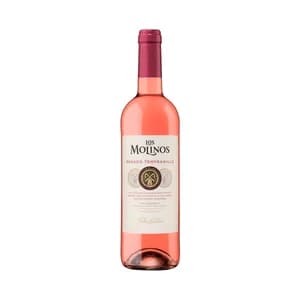 LOS MOLINOS Vino rosado tempranillo con D.O. Valdepeñas botella 75 cl.