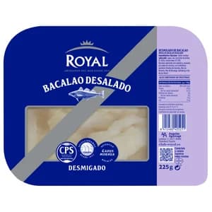 ROYAL Bacalao desmigado desalado 225 g.