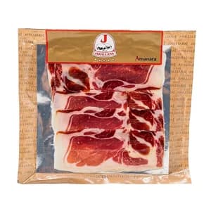 FINCA JARALLANA Paleta de cebo ibérica (50% raza ibérica) cortada en lonchas 100 g.