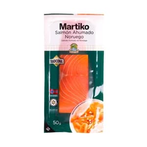 MARTIKO Salmón ahumado tradicional MARTIKO 50 gr.