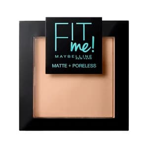 MAYBELLINE Fit me! tono 130 Buff beige Polvos matificantes con acabado mate y sin brillos.