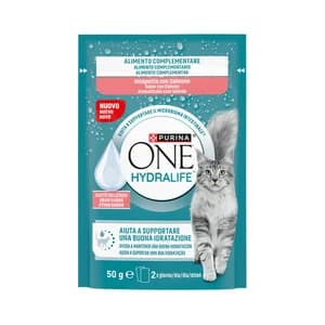 PURINA ONE Snack de gato liquido salmón hydralife 50g