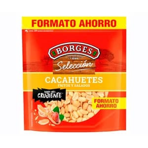 BORGES Cacahuete crujiente, frito y sal 300 gr.