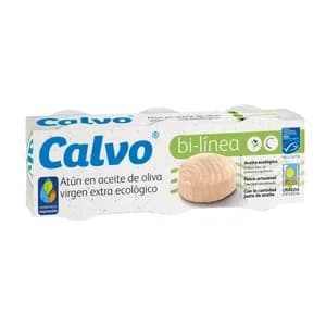CALVO Atún en aceite de oliva virgen extra ecológico 3 uds. x 52 g.