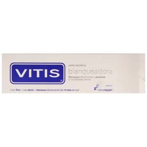VITIS Dentífirco blanqueante con fluor que previene la sensibilidad dental VITIS 100 ml.