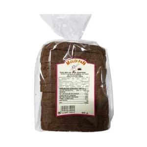 MOLDIPAN Pan de molde integral con centeno y corteza 400 g.