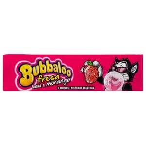 BUBBALOO Chicle stick fresa 38 g.