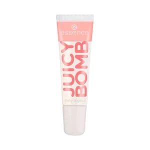 ESSENCE Juicy bomb tono 101 Lovely litchi Brillo de labios con acabado brillante y fragancia afrutada.