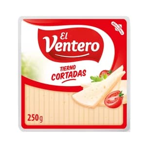 EL VENTERO Queso cortado tierno EL VENTERO CORTADITAS 250 g.