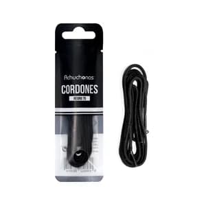 Cordones negros para zapatos, 75cm, ACHUCHONAS.