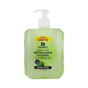 SANKO Jabón líquido de manos neutralizador de olores 500 ml.