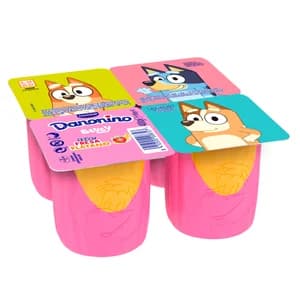 DANONINO Petit suisse maxi, sabor fresa-plátano DANONINO de Danone 4 x 100 g.