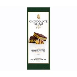 MARCOS TONDA Chocolate negro Dubai style 100 g.