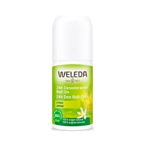 WELEDA Citrus Desodorante roll on unisex, 100% natural y con aroma a limón 50 ml.