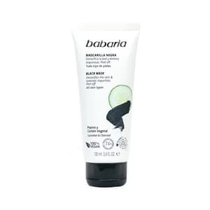 BABARIA Mascarilla facial con extracto de pepino y carbón vegetal, para todo tipo de pieles BABARIA 100 ml.