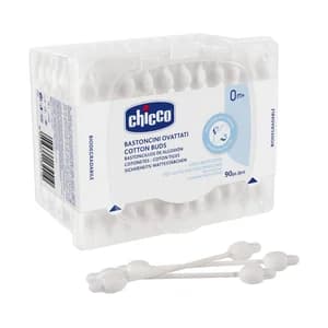 CHICCO Bastoncillos de algodón con protección para los timpanos 90 uds.