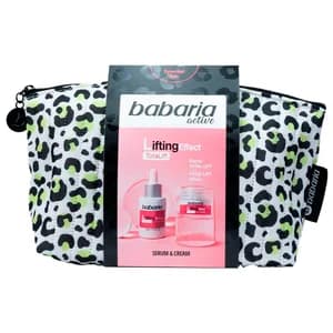 BABARIA Acitve Neceser con sérum difuminador de arrugas y crema antioxidante y antiedad global.