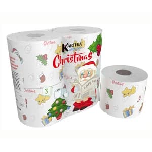 KARTIKA Papel higiénico 3c kartika christmas 4udc