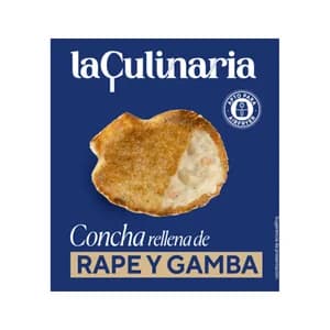 LA CULINARIA Vieira rellena de rape y gambas 90 g.