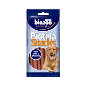 BIOZOO MASCOTAS Snacks de pollo con biotina BIOZOO MASCOTAS Bolsa de 200g.
