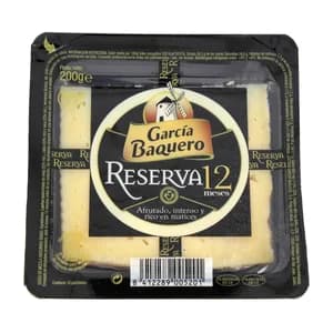 GARCÍA BAQUERO Queso mezcla curado reserva GARCÍA BAQUERO 200 g.