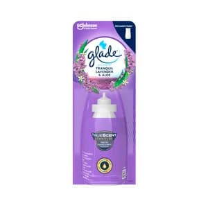 GLADE Sense & spray Recambio de ambientador con fragancia a Lavanda y aloe vera 18 ml.