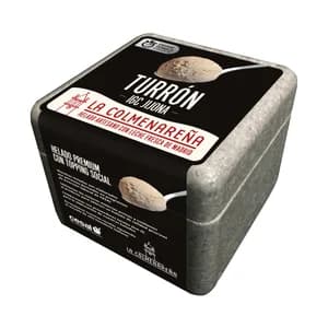 LA COLMENAREÑA Tarrina de helado artesano de turrón, con IGC Jijona 500 ml.
