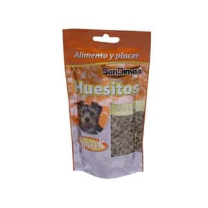 SANDIMAS Snacks para perros con sabor a pollo con forma de huesitos SANDIMAS SPAYK 60 g.