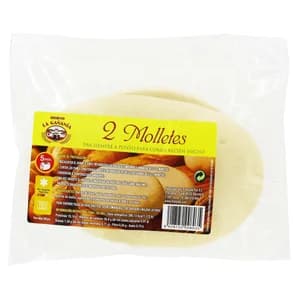 Molletes de pan precocido LA GAÑANÍA pack 2 uds. 200 gr,