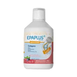 EPAPLUS Arthicare Colágeno, silicio, ácido Hialurónico y vitaminas sabor frutos rojos 1 l.