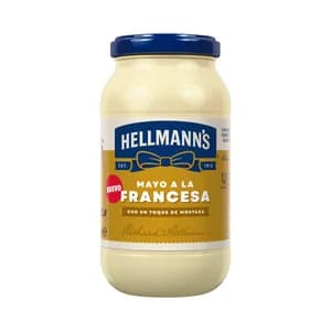 HELLMANN´S Salsa Mayonesa con mostaza, formato frasco 340ml.