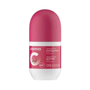 COSMIA Desodorante roll-on para mujer, sin sales de aluminio y con extracto de granada 50 ml.