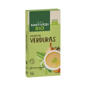 SANTIVERI Caldo de verduras ecológico 100 g.