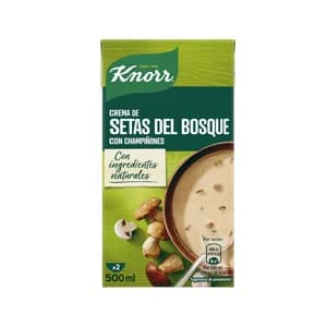 KNORR Crema de setas del Bosque con champiñones 500 ml.