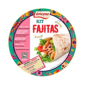 EMCESA Kit fajitas de pollo a la parilla 310 g.