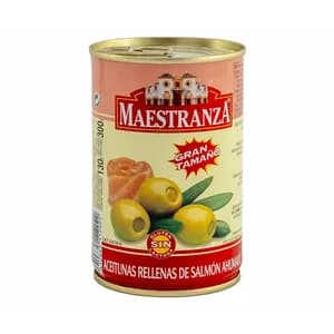 MAESTRANZA Aceitunas rellenas de salmón 130 gr.