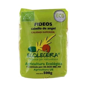 ECOLECERA Pasta fideos Cabellines ecológicos ECOLECERA 500 g.