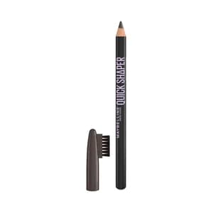 MAYBELLINE Quick shaper tono 06 Deep brown Lápiz moldeador de cejas con acabado natural.