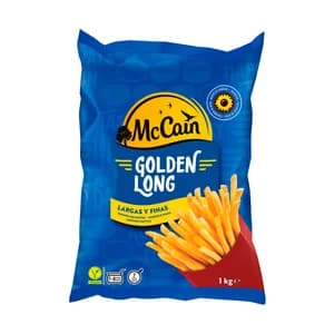 McCAIN Patatas prefritas largas y con corte fino Golden long 1 kg.