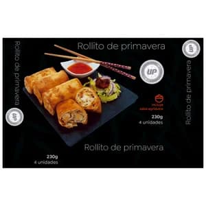 UP Rollitos de primavera congelados 230 g.