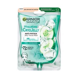 GARNIER Mascarilla facial efecto hielo y acción anti-fatiga, para pieles cansadas GARNIER Skin active.