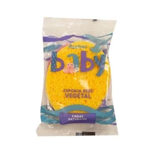 ALCAMPO BABY Esponja para bebé vegetal de fibra natural ALCAMPO BABY