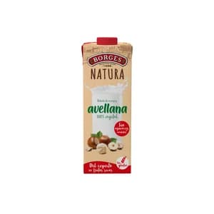 BORGES Bebida natural 100% vegetal de arroz y avellanas NATURA1 l.