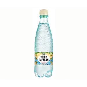 VICHY CATALAN Agua mineral con gas botella 500 ml.