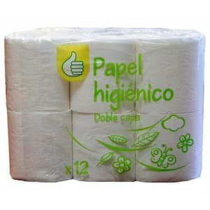 PRODUCTO ALCAMPO Papel higiénico de doble capa 12 rollos