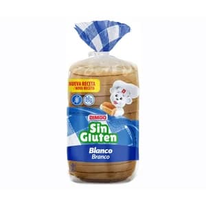 BIMBO Pan de molde blanco sin gluten 375 g.