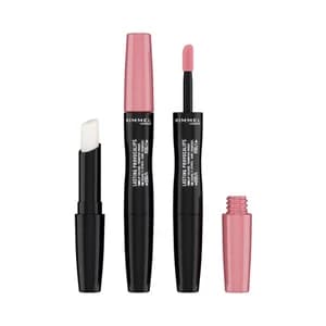 RIMMEL Lasting provocalips tono 220 Come up roses Barra de labios líquida de larga duración y alta pigmentación.