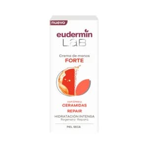 EUDERMIN Lab forte Crema de manos hidratante con urea y ceramidas para pieles secas 75 ml.